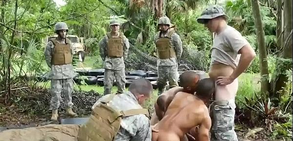  Free gay porn army men first time Jungle screw fest